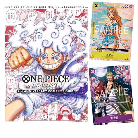 GUIDE ONE PIECE CARD GAME 2ème Anniversaire & Cartes O Zoro, O Nami