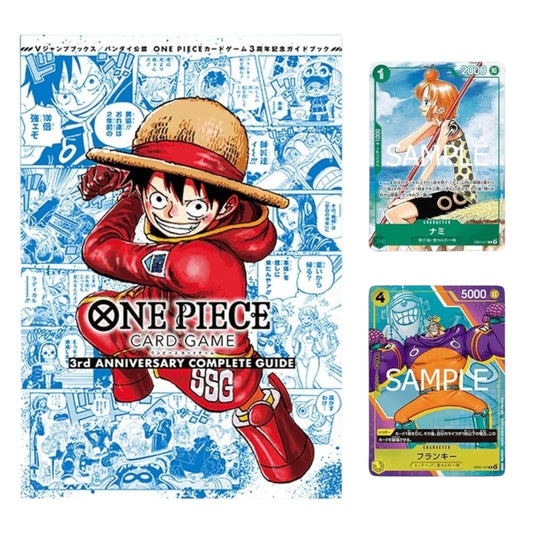 GUIDE ONE PIECE CARD GAME 3ème Anniversaire & Cartes Nami, Franky
