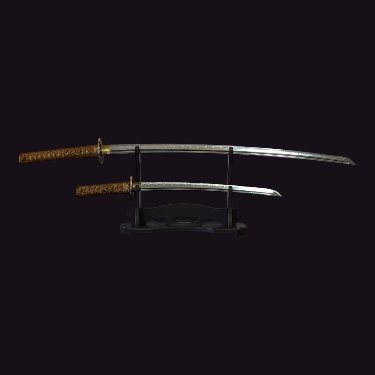 Daishō Unkai - iaito katana and wakizashi Bo-hi