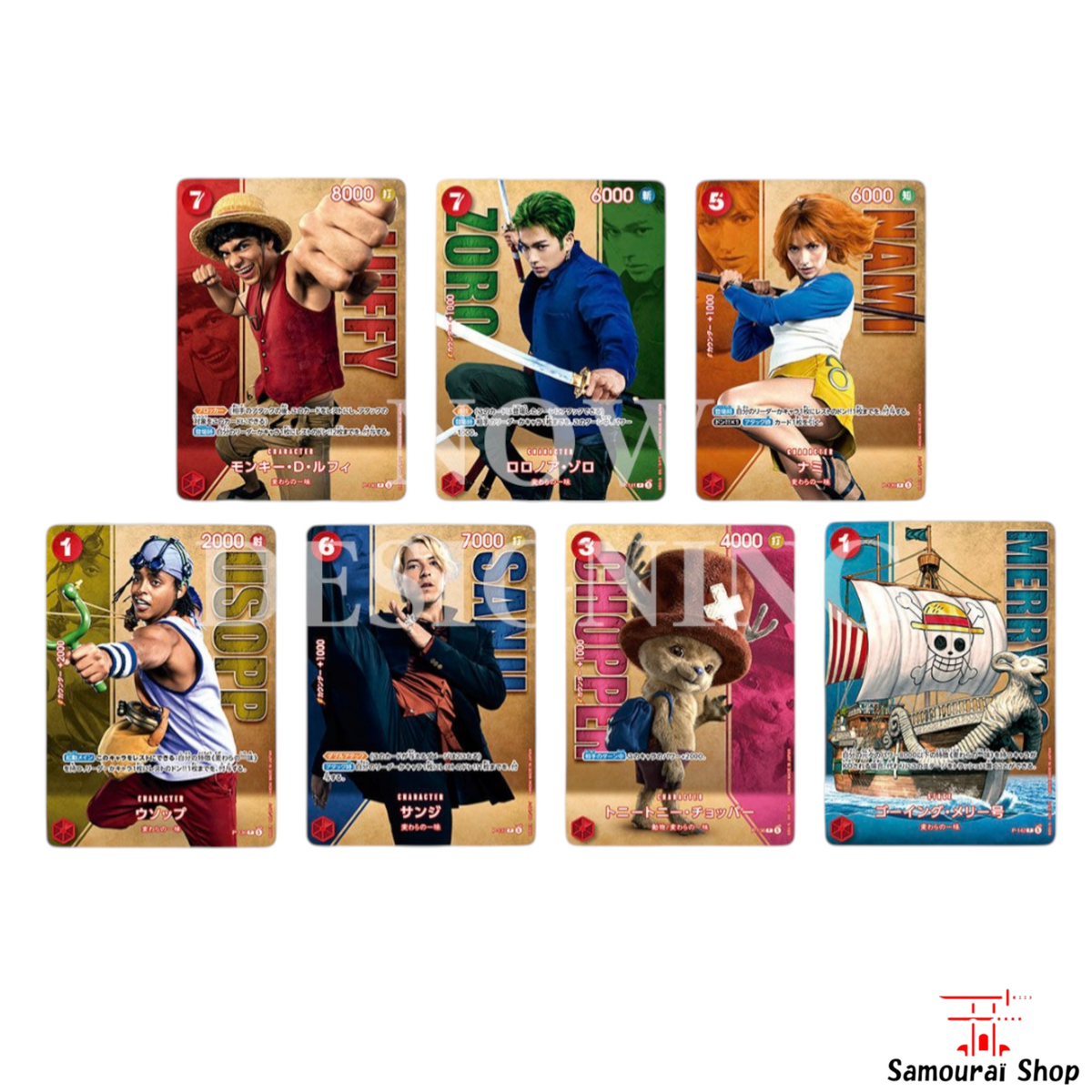 Premium Card Collection - Édition Live Action vol. 2 - L'équipage du Chapeau de Paille