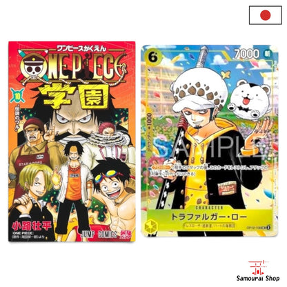 ONE PIECE SCHOOL 10 : Pack Manga + Carte Promo Trafalgar Law