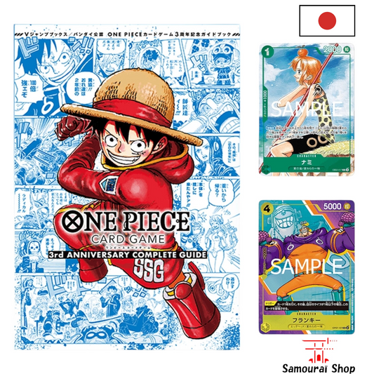 Guide One Piece Card Game 3eme Anniversaire & 2 Cartes Nami, Franky