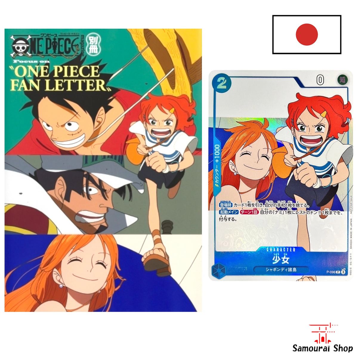 ONE PIECE Magazine Spécial avec sa carte promo Girl & Nami
